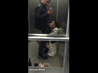 earns on an iphone in the elevator (homemade porn blowjob sex young incest russian porno blowjob sex teen milf cheating porn)