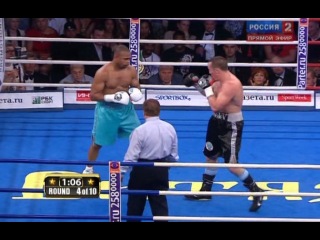 boxing. denis lebedev - roy jones jr. (the best fight) winners are not judged