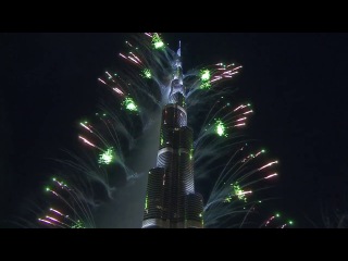 new year's fireworks in dubai entered the guinness book of records.